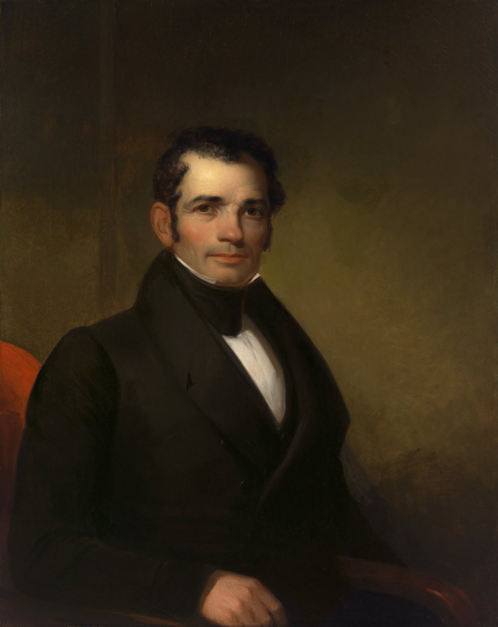 Luman Reed, 1835. by Asher Brown Durand