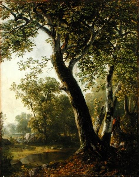 Marbletown, Ulster County, New York, 1845 dolaylarında eğitim (tuval üzerine yağlı boya) by Asher Brown Durand