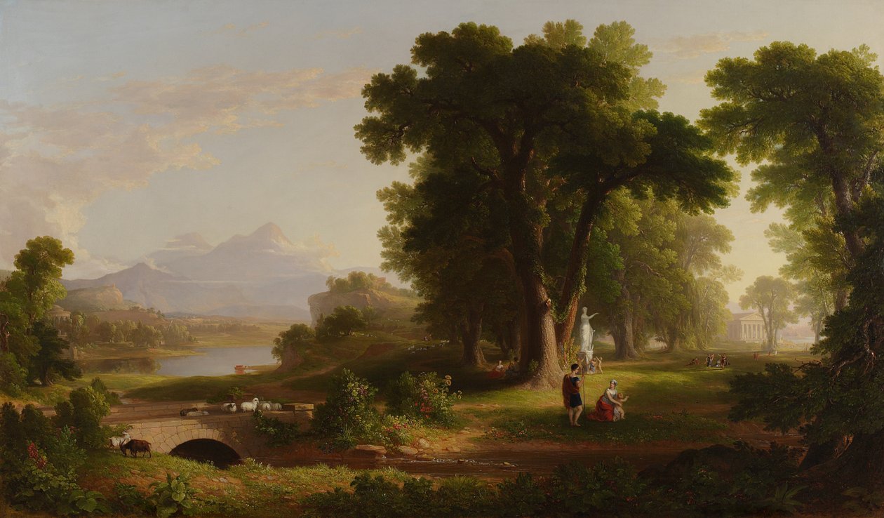 Hayatın Sabahı, 1840 by Asher Brown Durand