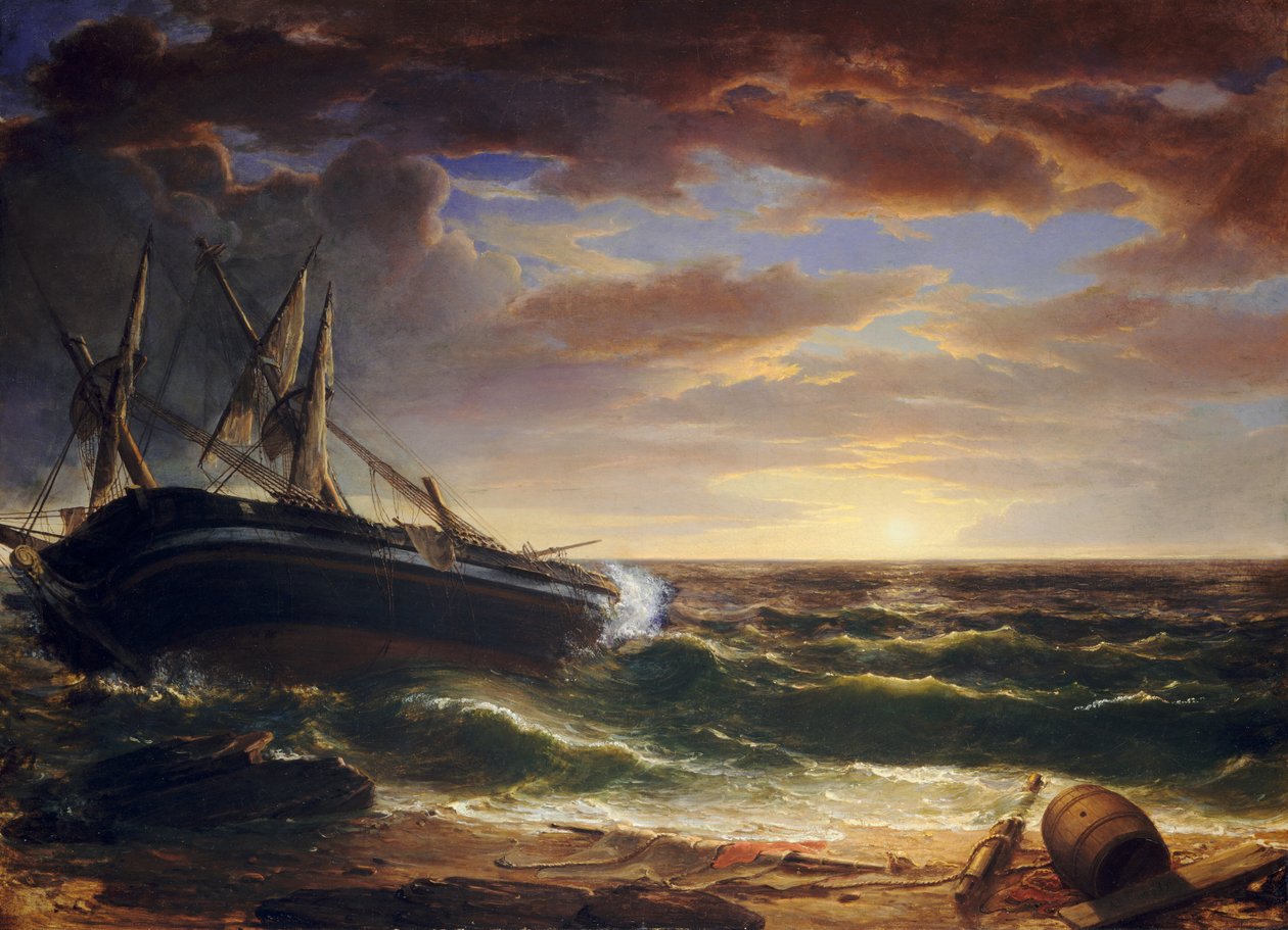 Mahsur Gemi, 1844. by Asher Brown Durand