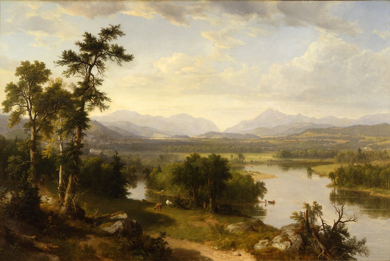 Beyaz Dağlar (New Hampshire#39;daki Gebirge), Frankonia-Tal.﻿ by Asher Brown Durand