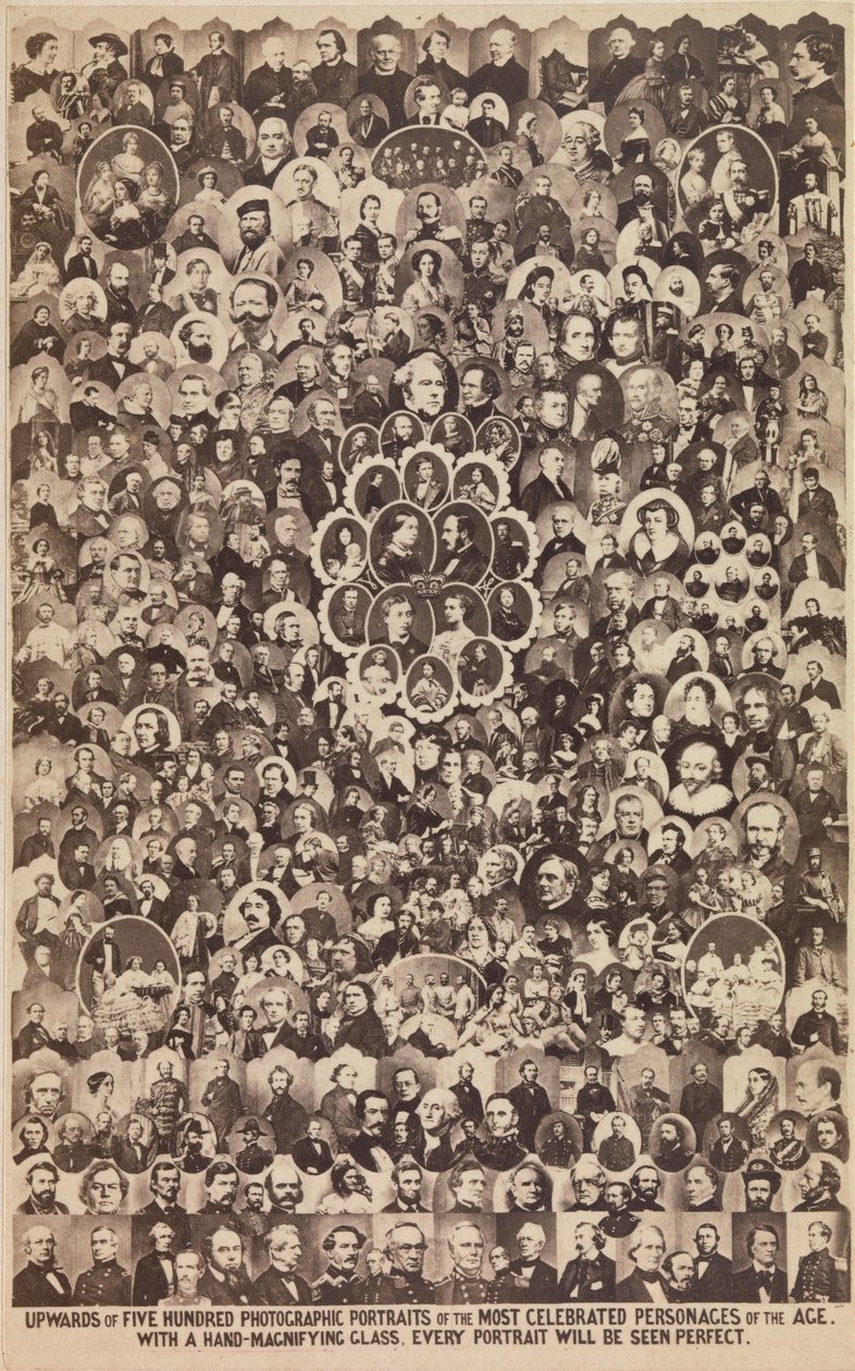 Yüzyılın En Ünlü Kişilerinin Beş Yüzden Fazla Fotoğrafik Portresi..., ca. 1864. by Ashford Brothers and Co