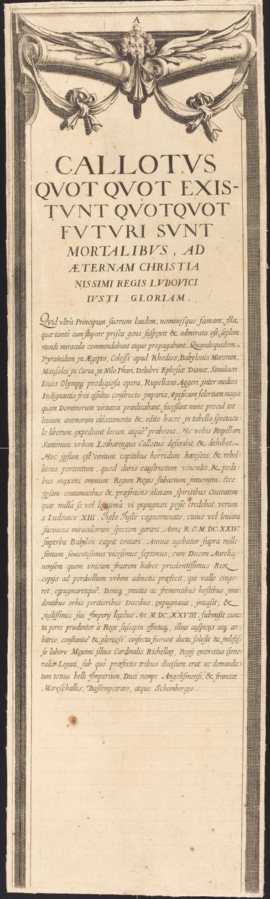 La Rochelle Kuşatması [plaka 8/16; set, 1952.8.97-112] içerir by Assistant of Jacques Callot