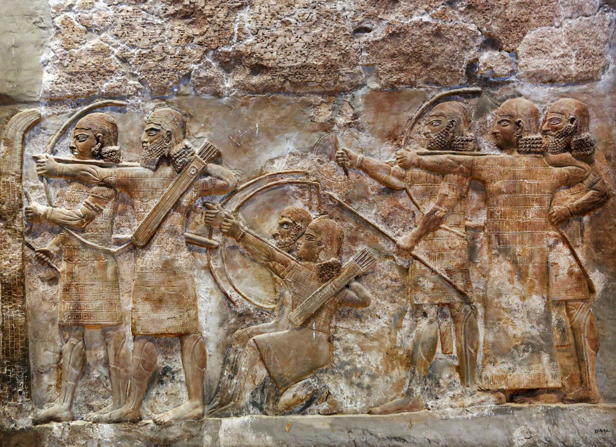Asur Ordusu Okçuları Müstahkem Bir Şehri Fetheder, Nemrut