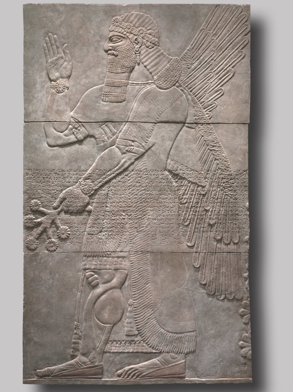 Selamlayan Koruyucu Ruh, MÖ 883-859 by Assyrian