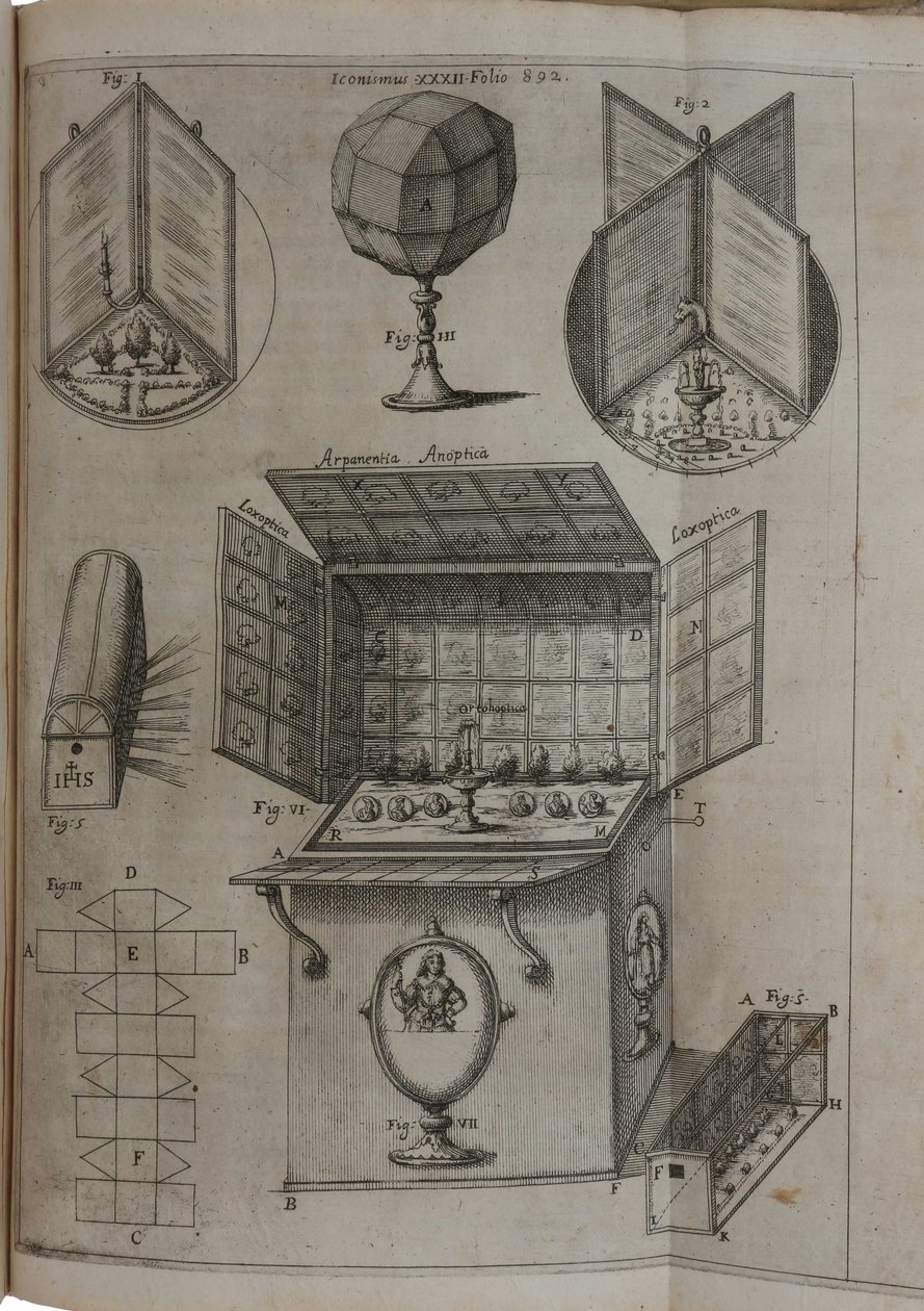 Işık ve gölgenin büyük sanatı, 1646 by Athanasius Kircher
