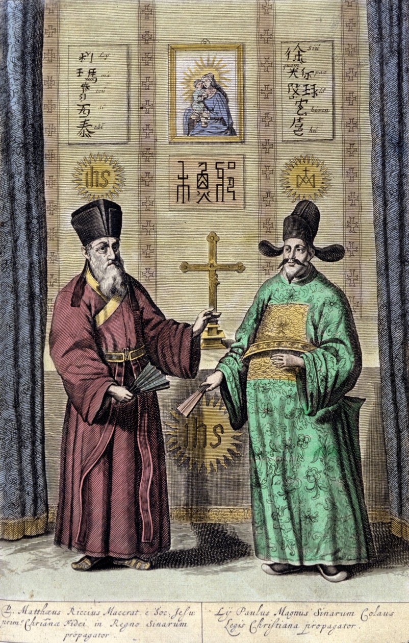 Matteo Ricci (solda), İtalyan Jesuite ve Paul Ly, Çin