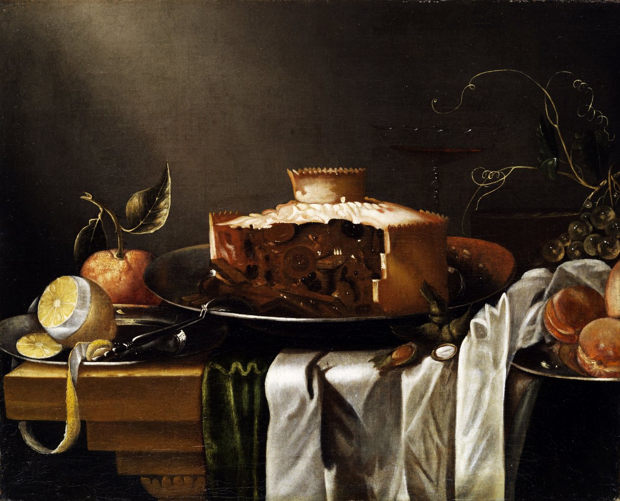 pate ile natürmort by Abraham van Calraet