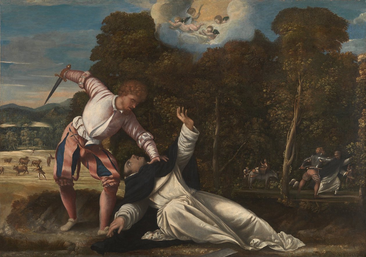 Aziz Peter Şehit Ölümü by Attributed to Bernardino da Asola