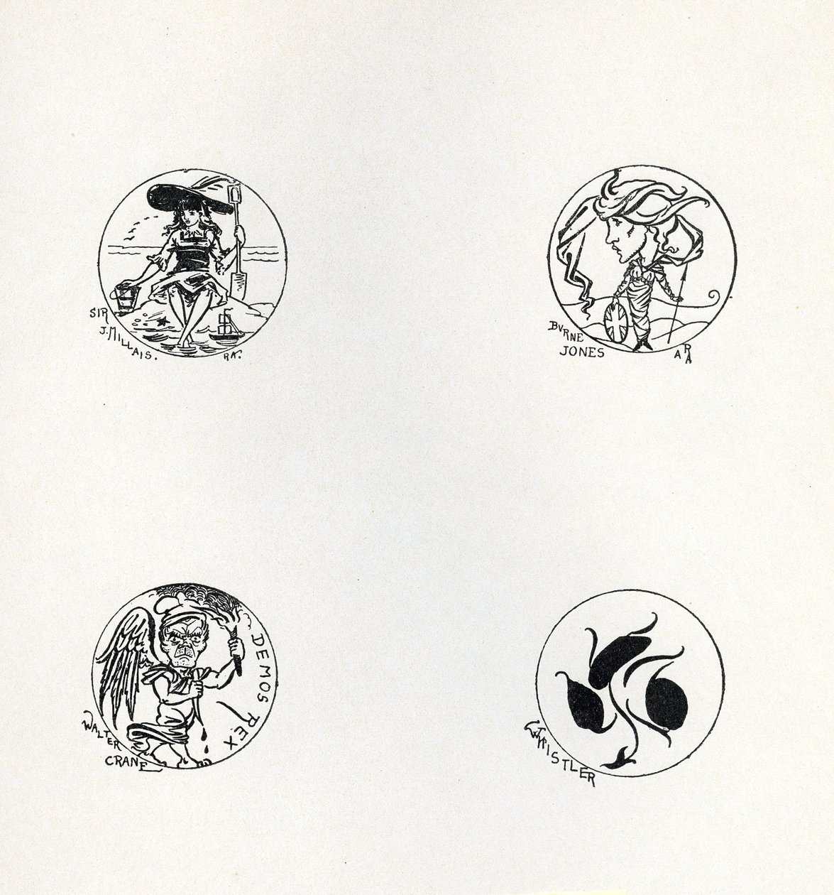 Vetur 1892 eftir Kate Greenawayturki by Aubrey Beardsley