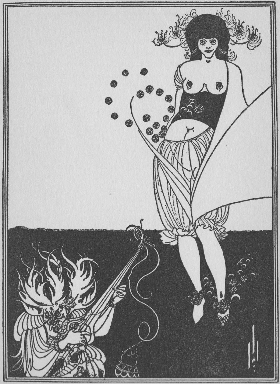 Mide Dansı, 1896 by Aubrey Beardsley