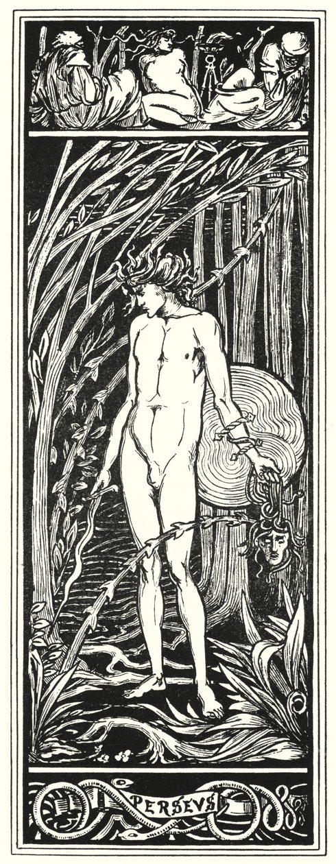 Perseus 1920 (gravür) by Aubrey (after) Beardsley