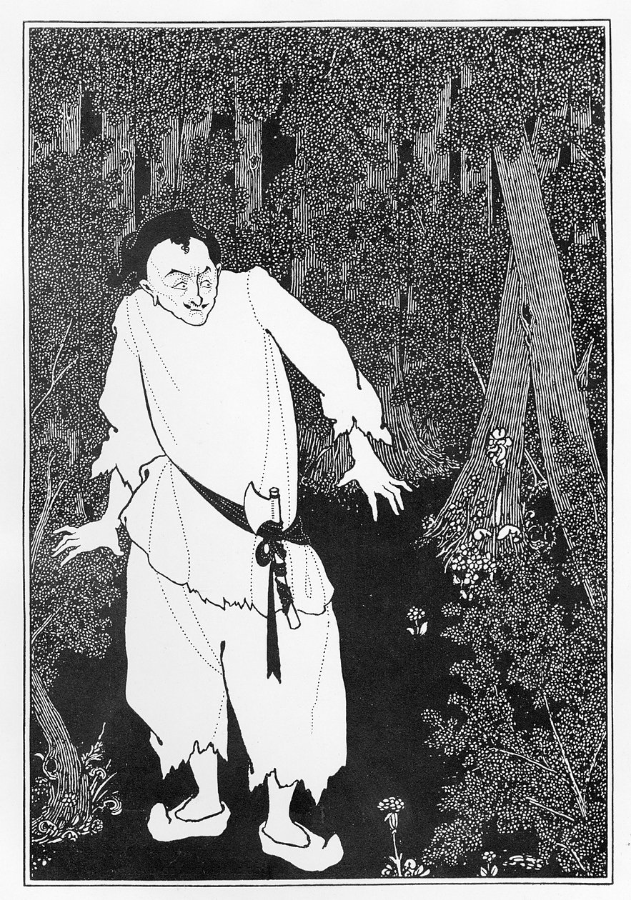 Ali Baba Ormanda, 1897 by Aubrey Beardsley