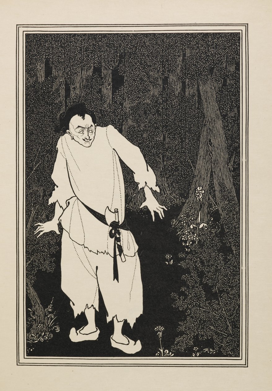 Ormanda Ali Baba, Elli Resimli Bir Kitaptan by Aubrey Beardsley