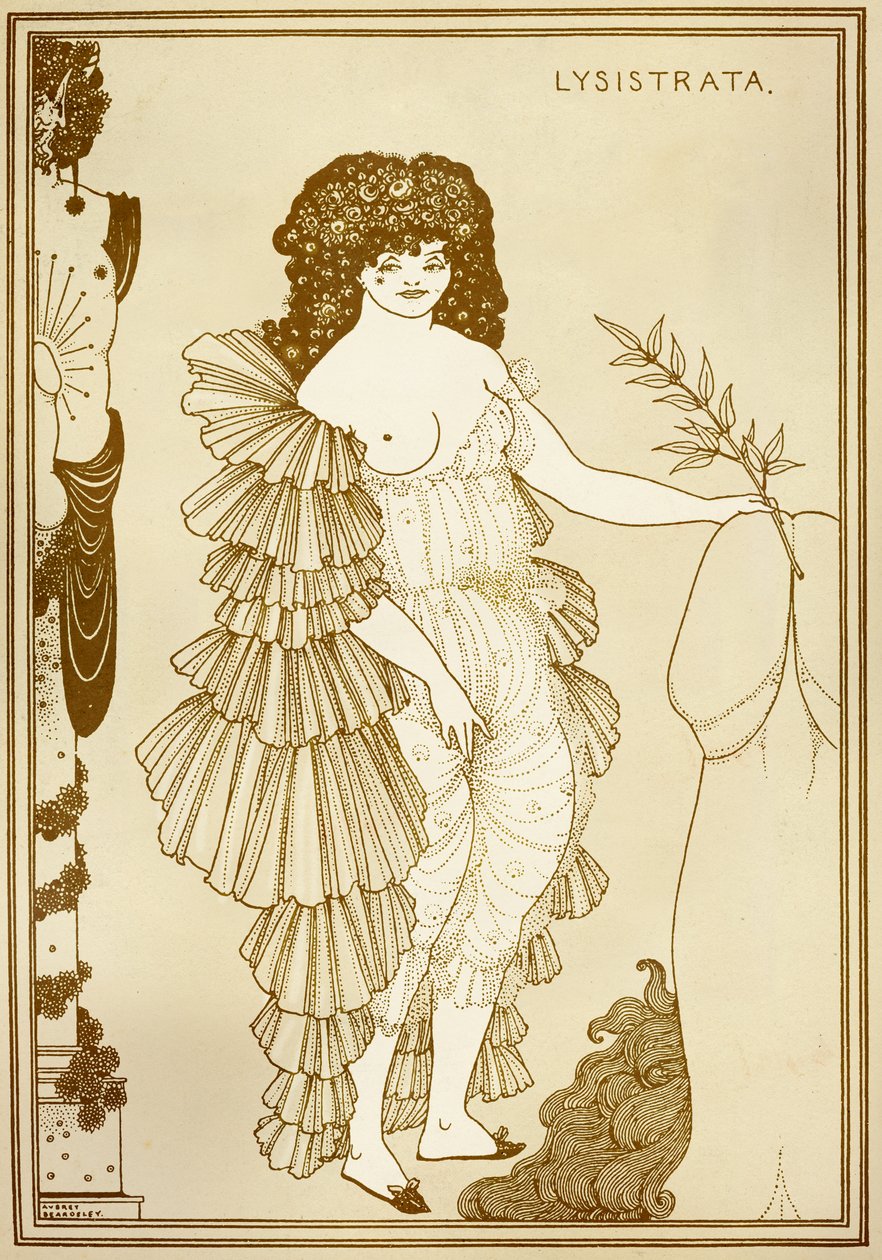 Aubrey BEARDSLEY (1872-1898) “Lysistrata” (411