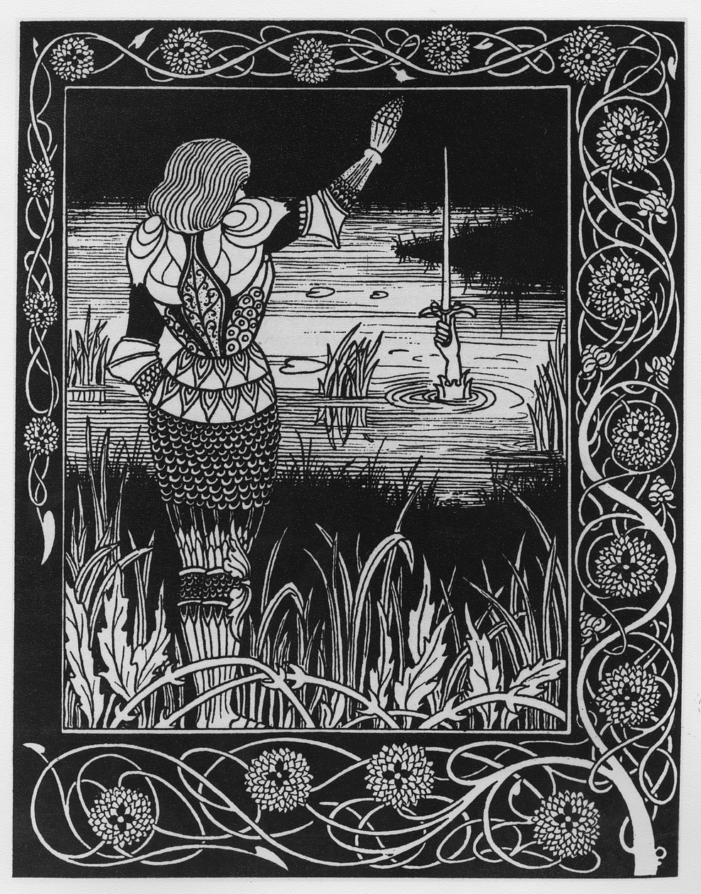 Sir Bedivere Excalibur Kılıcını Suya Nasıl Döker, Sir Thomas Malory