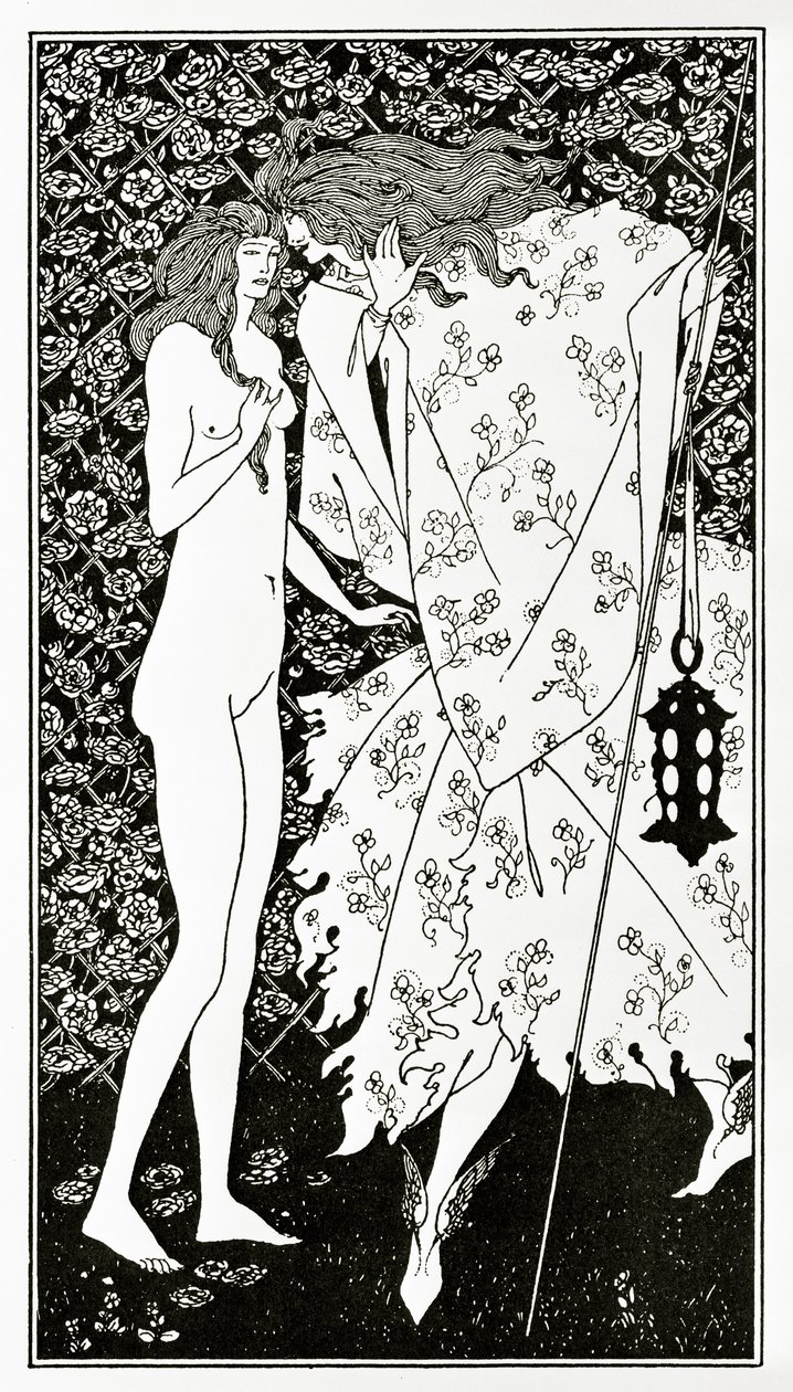Gizemli Gül Bahçesi, 1894 dolayları by Aubrey Beardsley