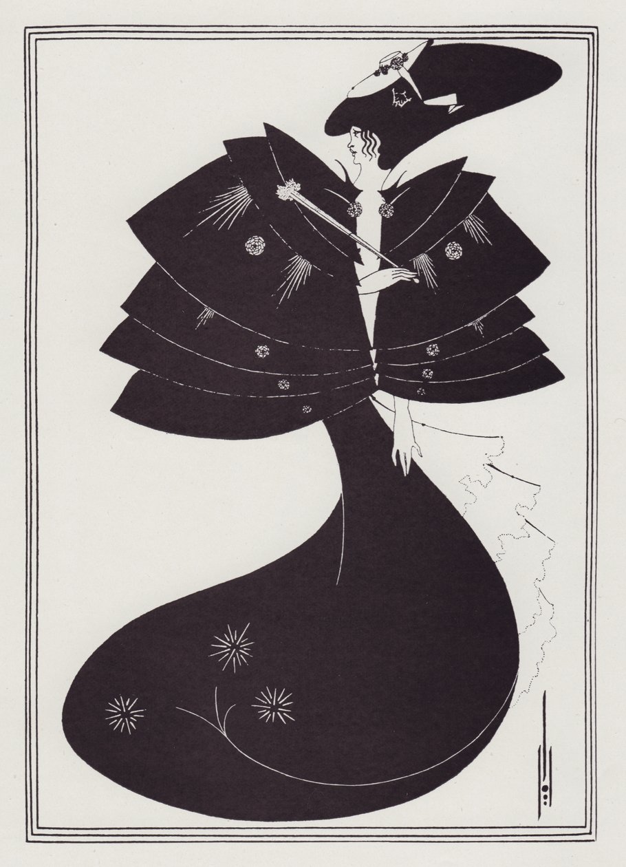 Kara Pelerin, 1893. by Aubrey Beardsley