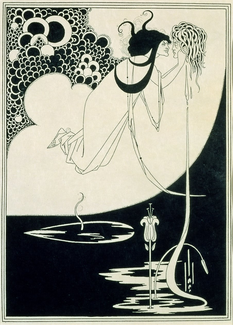 Doruk, Oscar Wilde'ın 'Salome'dan bir çizimi by Aubrey Beardsley