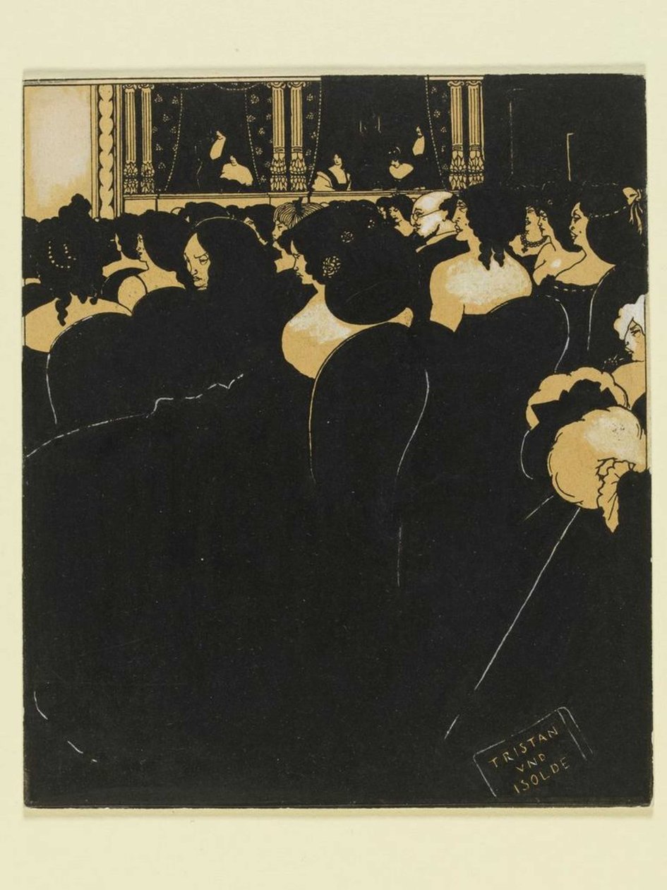 Wagneritler, 1894. by Aubrey Beardsley