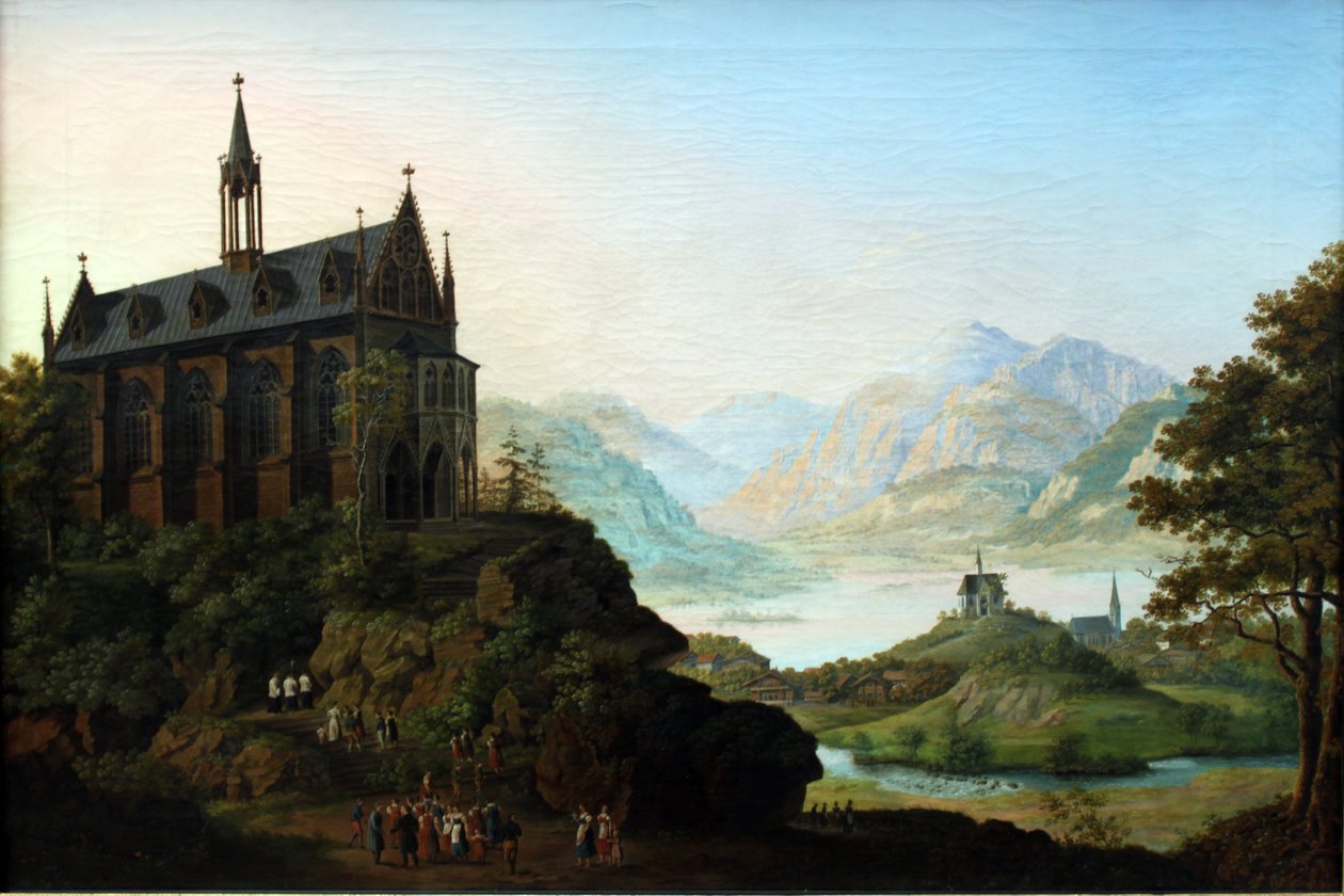 Dağ Manzarası by August Ahlborn