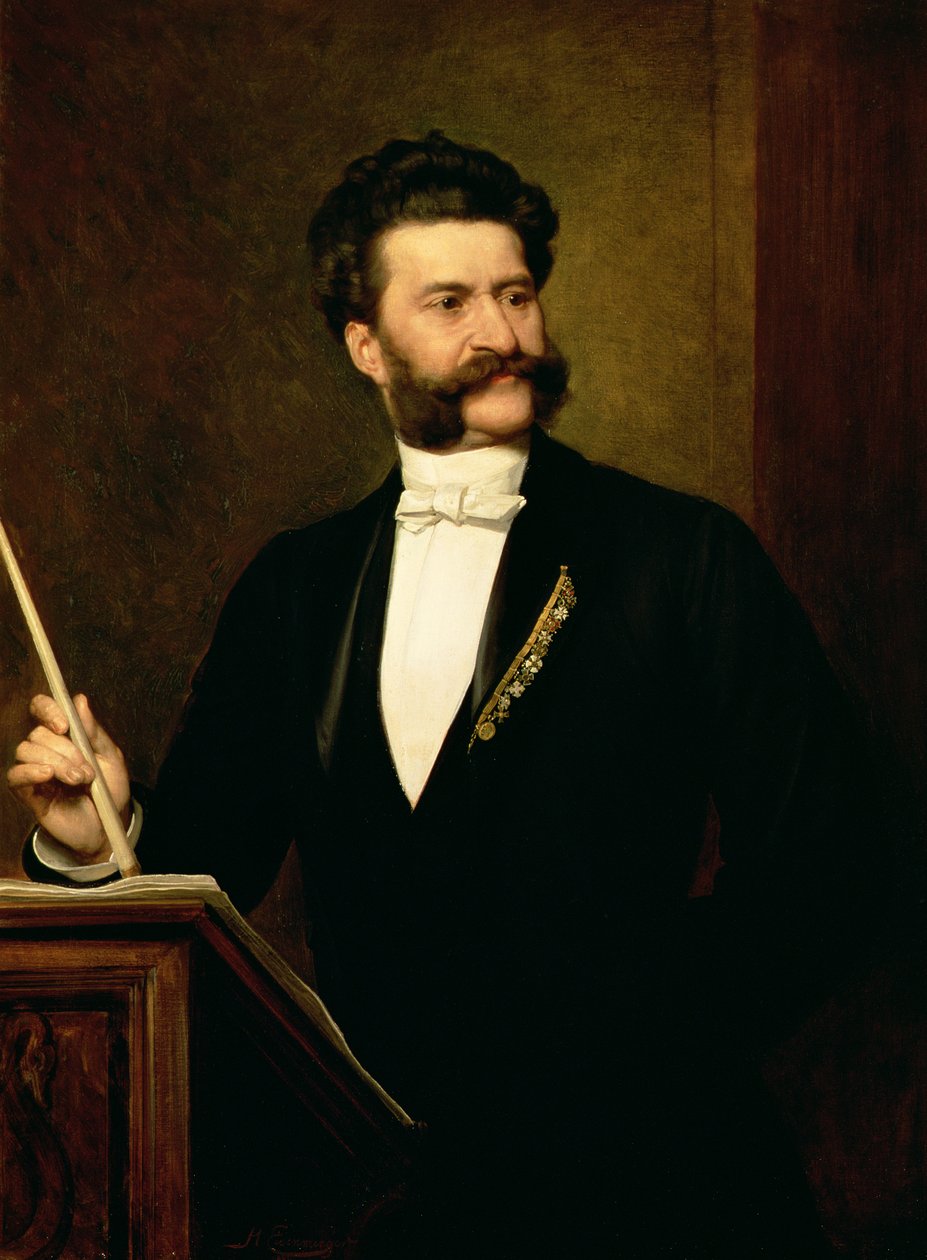 Johann Strauss Genç, 1888 by August Eisenmenger