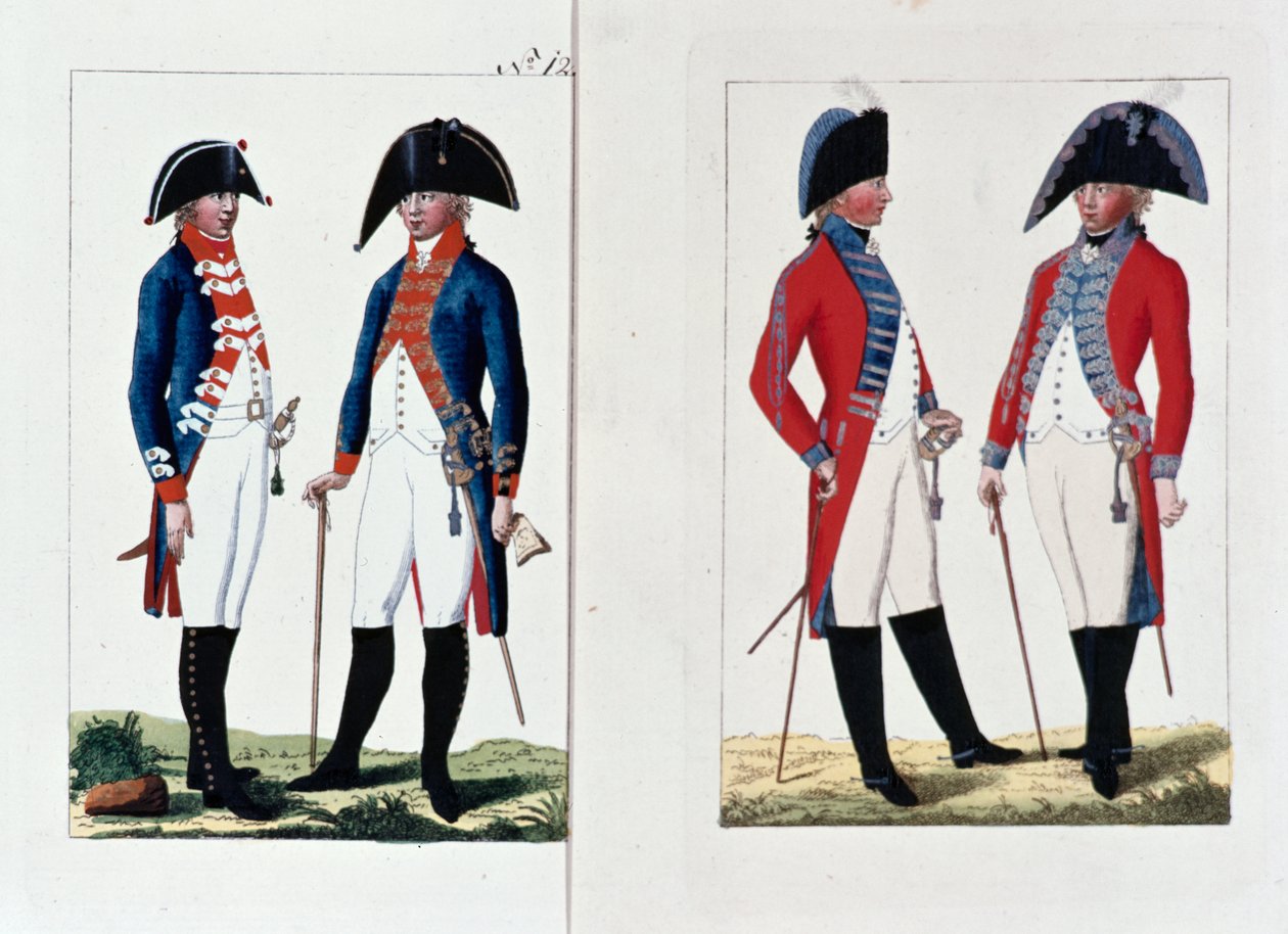 Silahşörler ve Subaylar, 1800 by August Leopold Ramm
