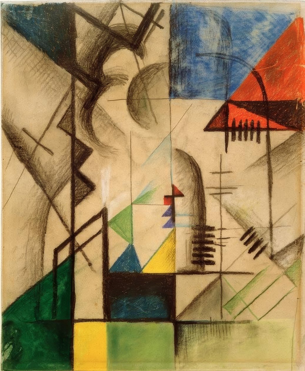 soyut şekiller by August Macke