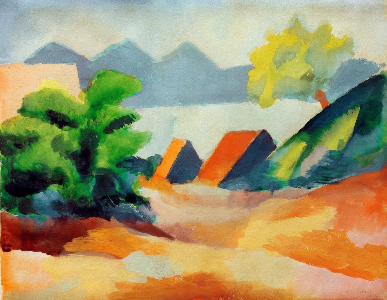 Ben Thuner Gördüm by August Macke