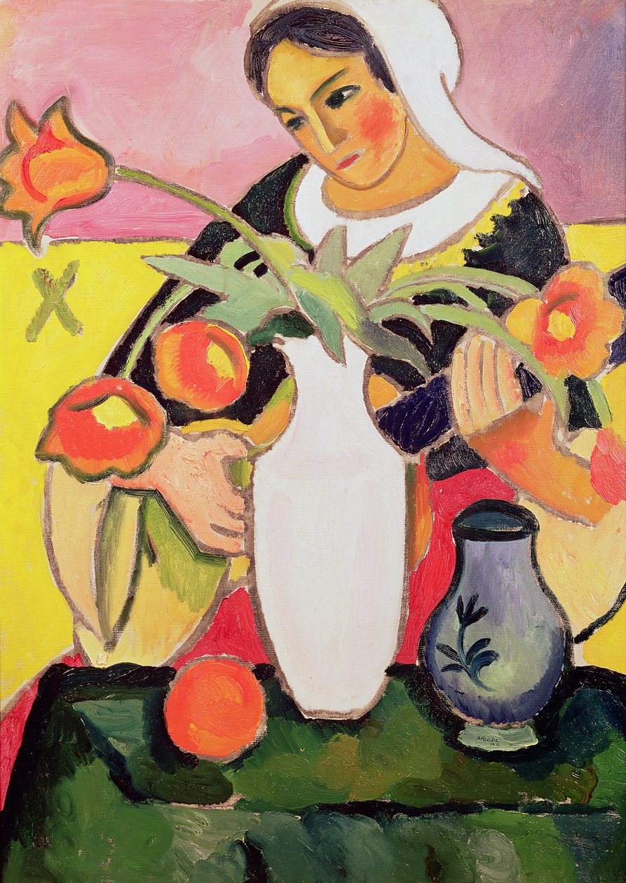 Ud Oyuncusu, 1910 by August Macke