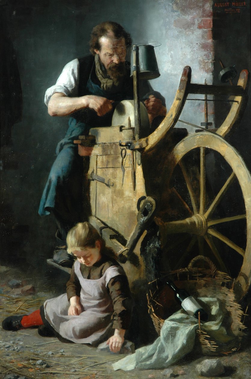Bıçak Değirmeni, 1890 by August Muller