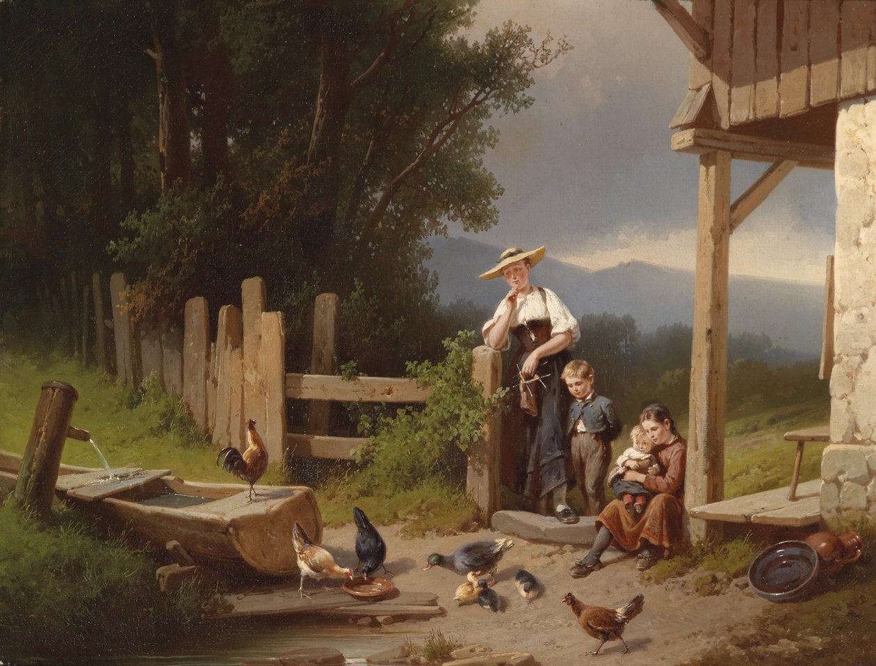 Bir araya gelmek rahat by August von Rentzell
