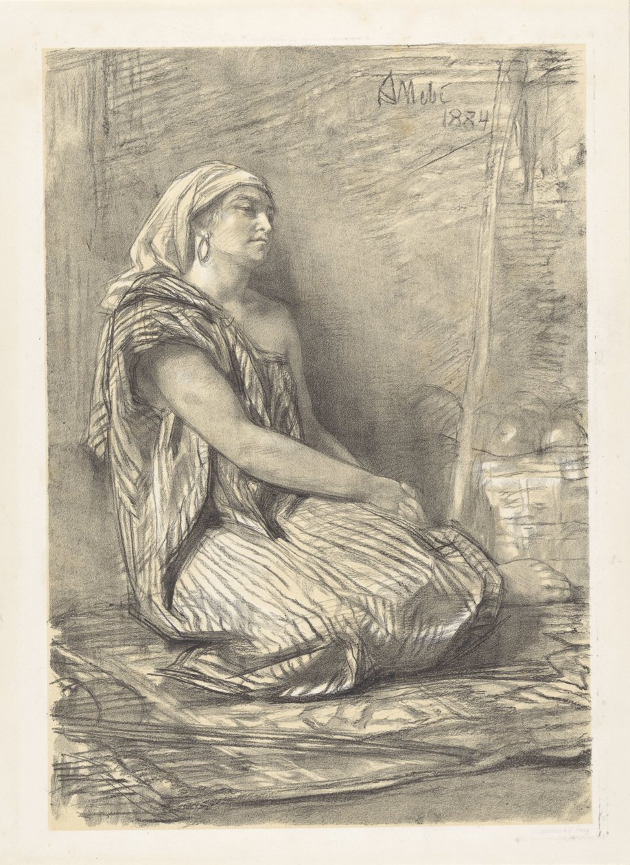 oryantal kadın by August Allebe