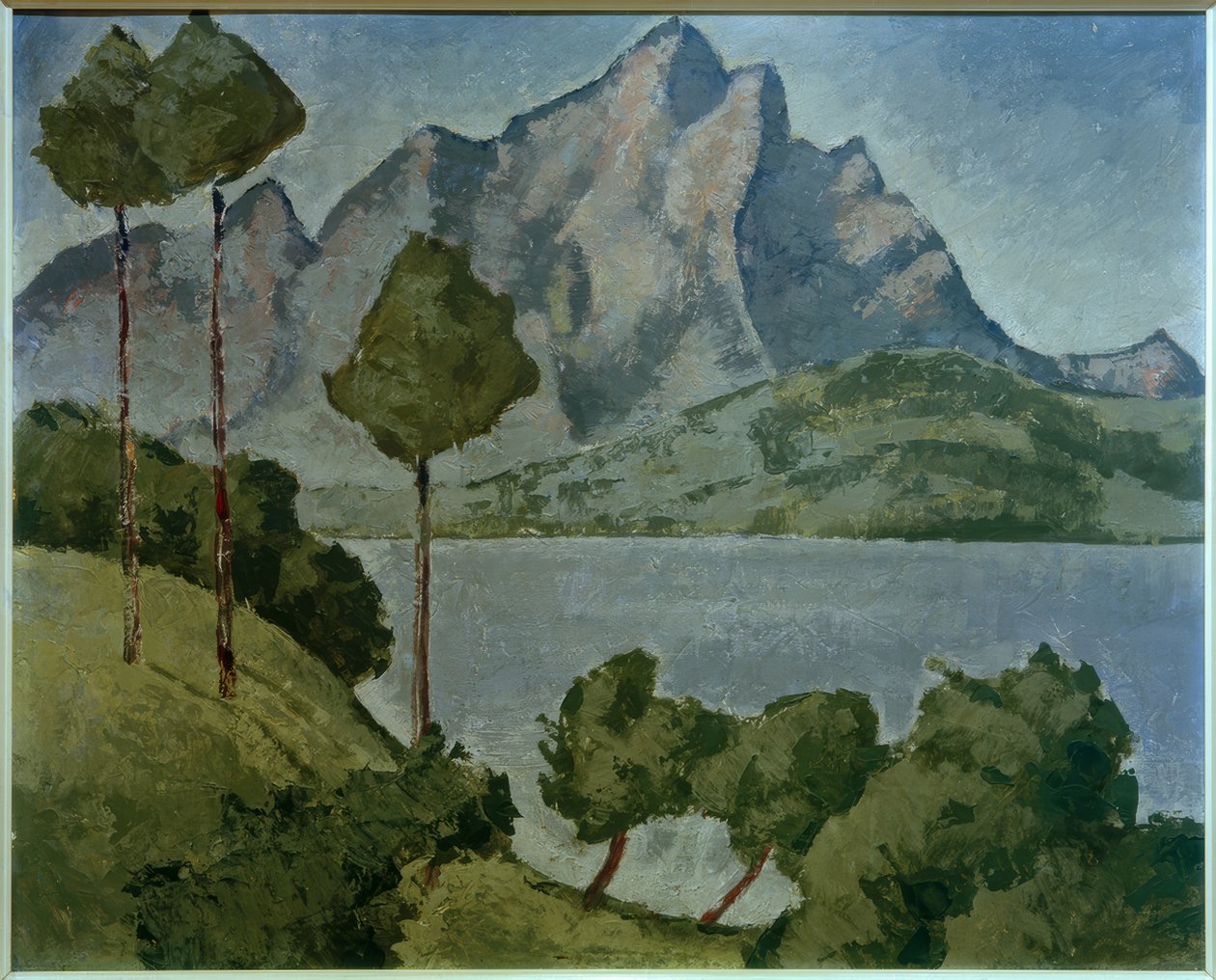 Pilatus ile Luzern Gölü by August Babberger