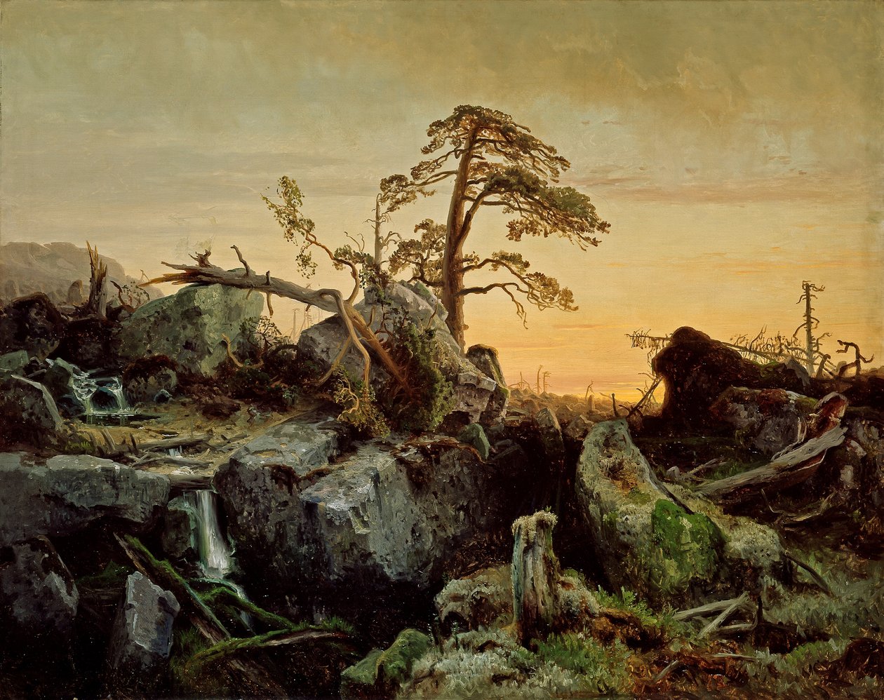 ölmekte olan orman by August Cappelen