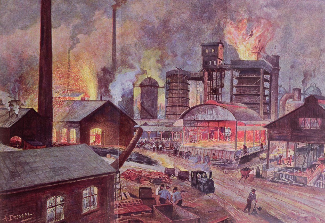 Yüksek fırınlı fabrika, H. Kraemer