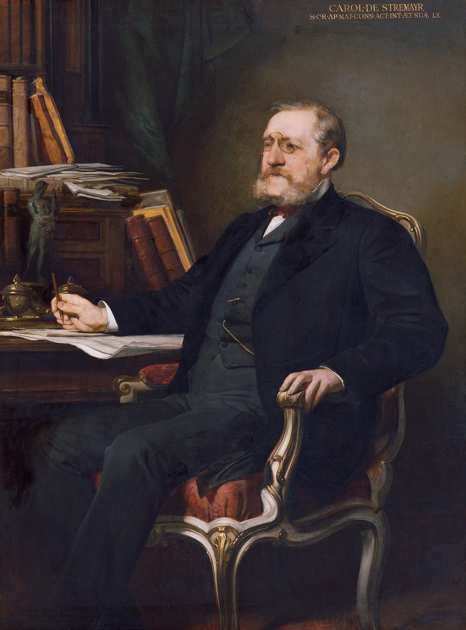 Dr. Karl von Stremayr, Yüksek Mahkeme Başkanı by August Eisenmenger