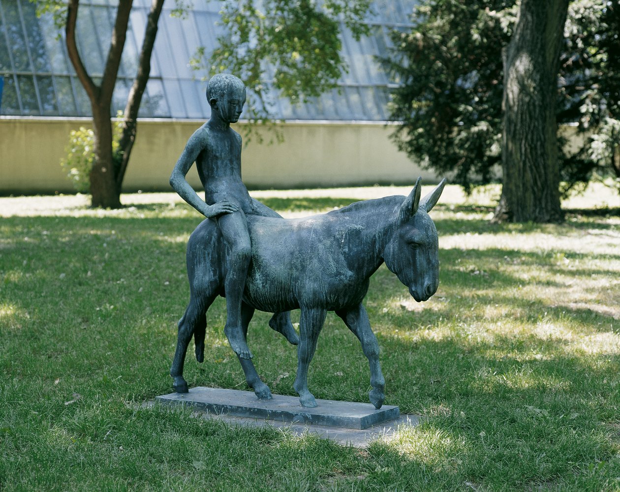 Büyük eşek binicisi by August Gaul