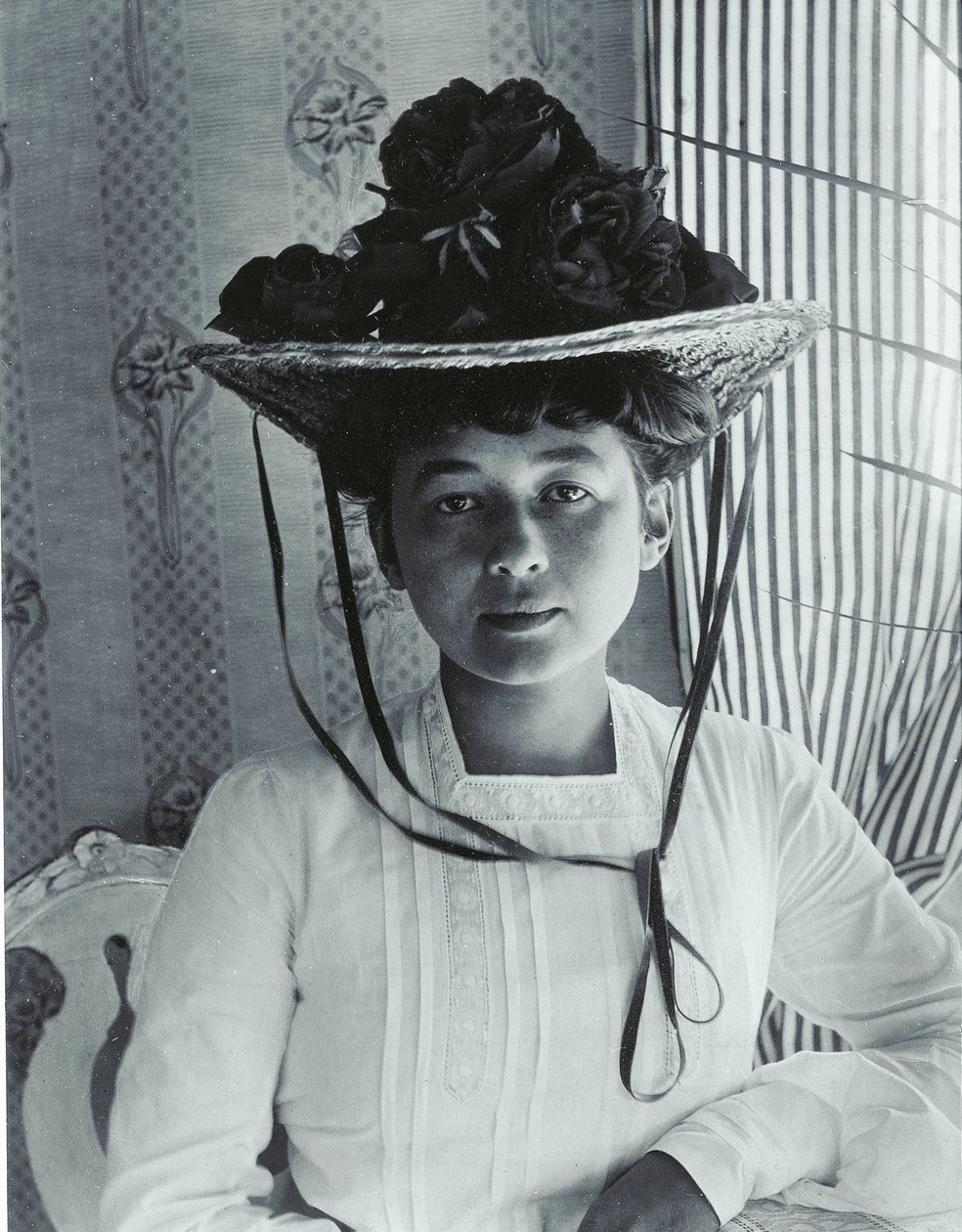 Harriet Bosse, Furusund 1904 (s/b fotoğraf) by August Johan Strindberg