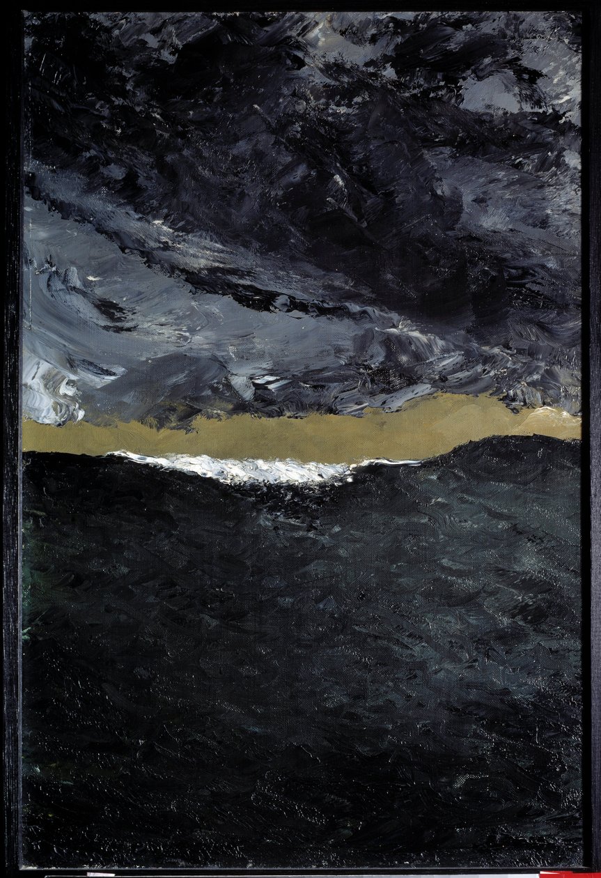 Dalga VII. August Strindberg (1849-1912) tarafından yapılan boyama Ec. dava açıldı. by August Johan Strindberg