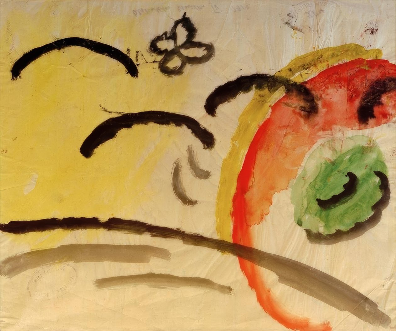 Soyut desen IV, nakış için tasarım by August Macke
