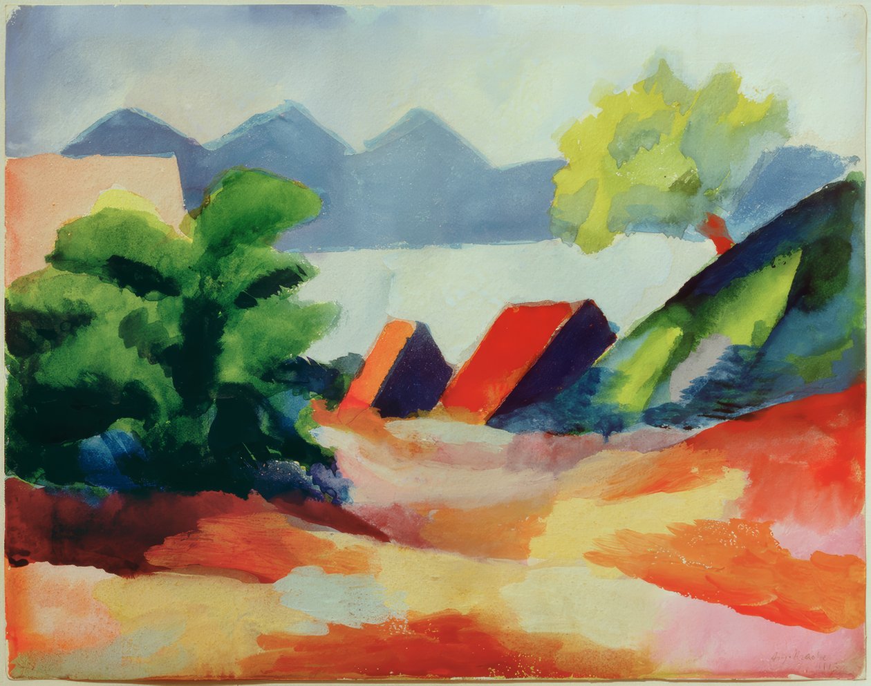 Ben Thuner Gördüm by August Macke