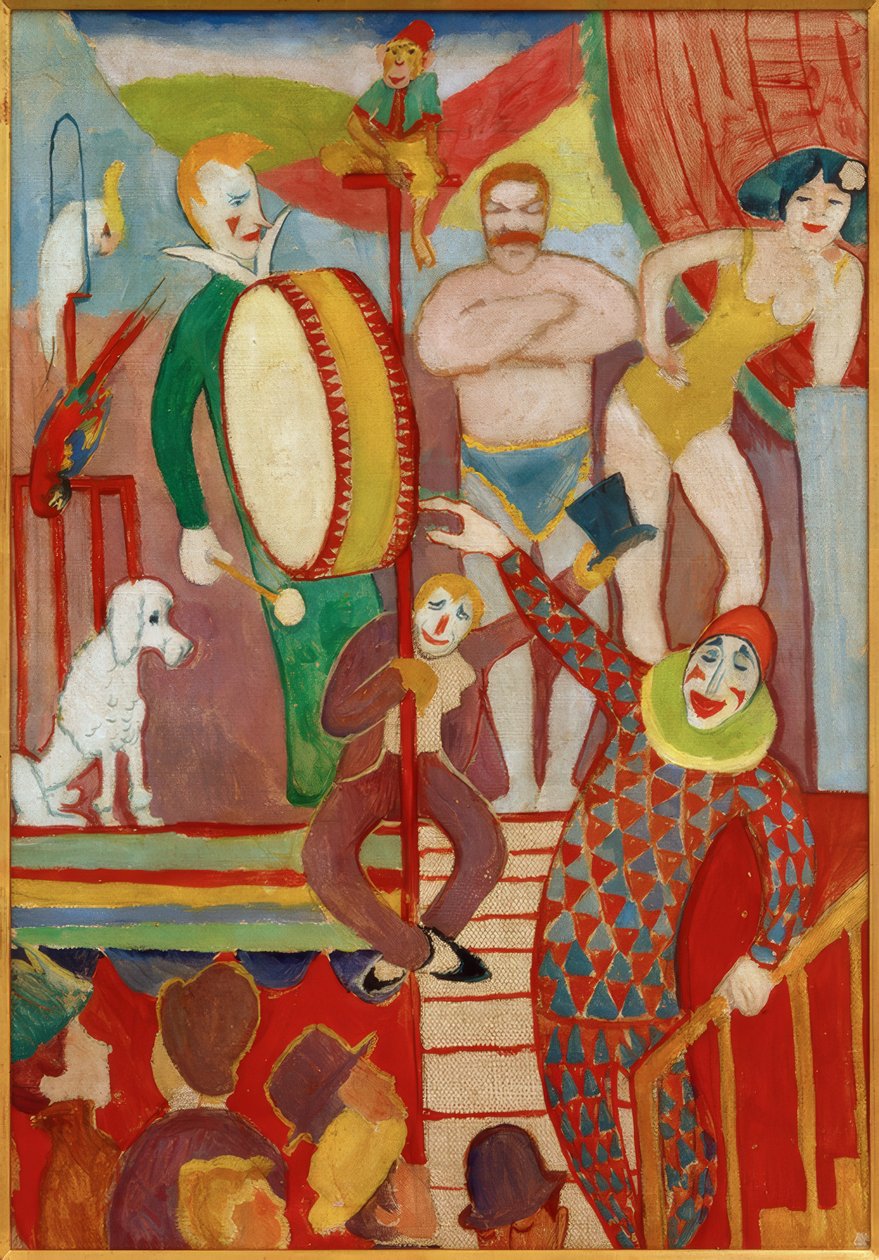 Circuswelt I by August Macke