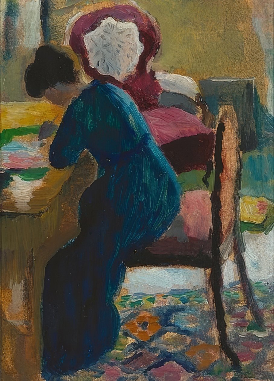 Elisabeth masada. 1909/10 by August Macke