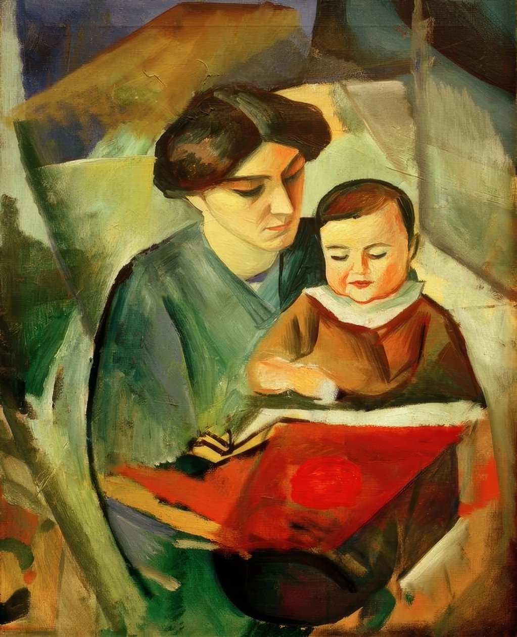 Elisabeth ve Walterchen by August Macke
