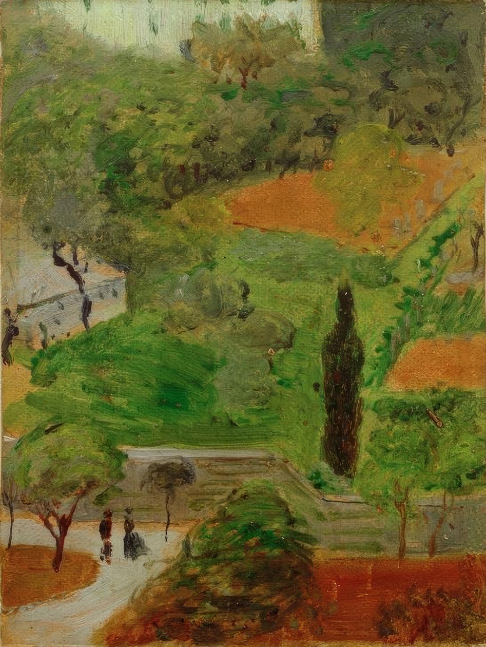 İtalya gezisinden hatırlatma by August Macke