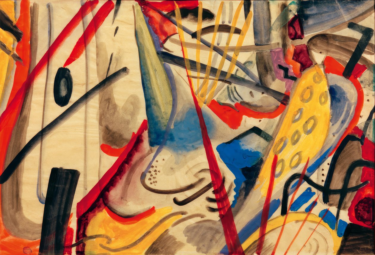 Renk kompozisyonu II by August Macke