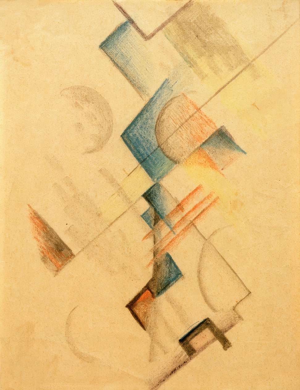 Renkli Şekiller (Soyut Şekiller) by August Macke