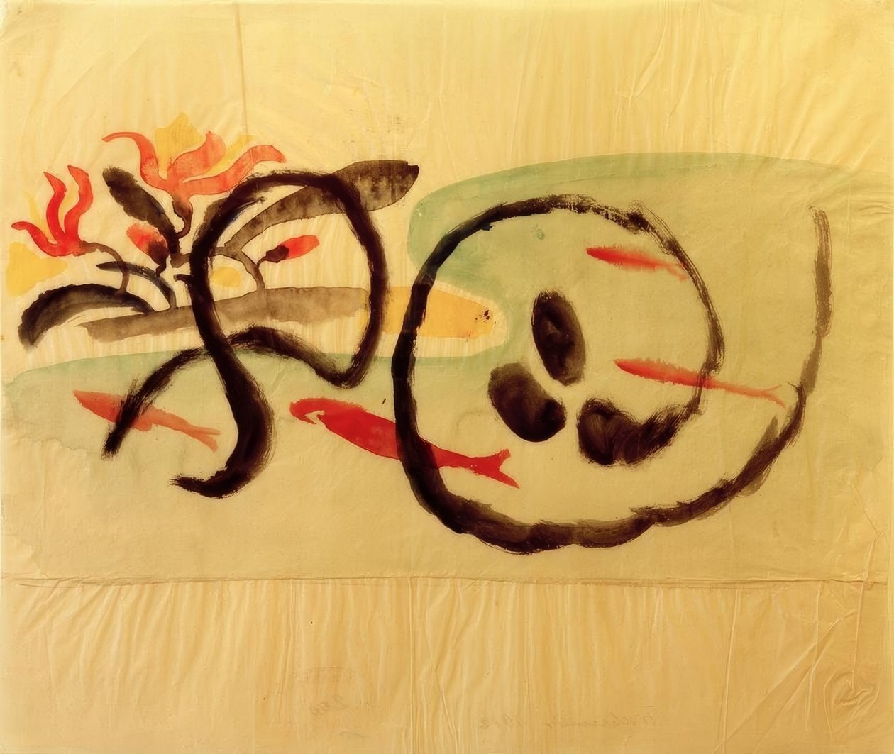 Balık deseni, nakış için tasarım by August Macke