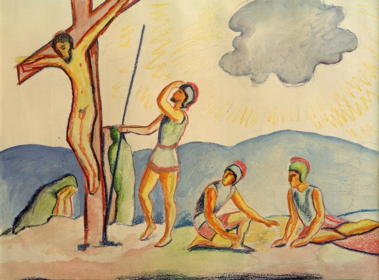 çarmıha germe by August Macke